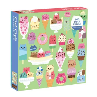 Mudpuppy - Macskás cukrászda puzzle (500 db) - JátékManufaktúra