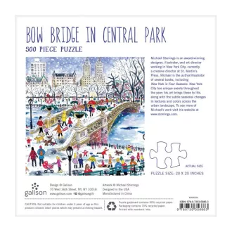   Galison Puzzle Most v Central Parku 500 dielov - poškodený obal