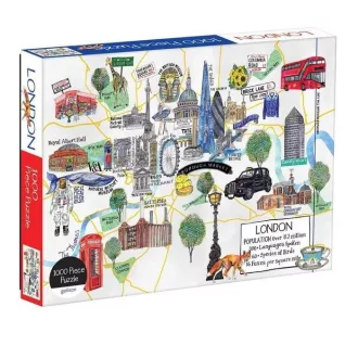 Galison - London térképe - 1000 darabos puzzle - JátékManufaktúra