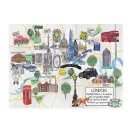 Galison - London térképe - 1000 darabos puzzle - JátékManufaktúra