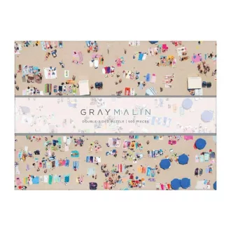 Galison - Kétoldalas puzzle: Gray Malin - Tengerpart (500 db) - JátékManufaktúra