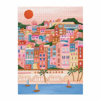Galison - Puzzle: Francia Riviéra színei (1000 db) - JátékManufaktúra