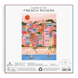 Galison - Puzzle: Francia Riviéra színei (1000 db) - JátékManufaktúra