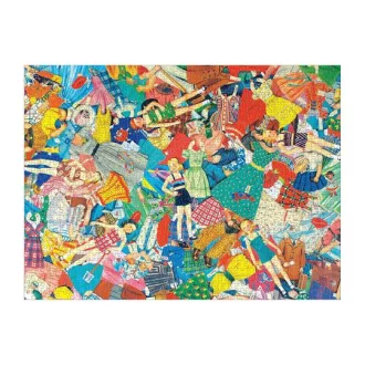 Galison - Vintage papírbabák - 1000 darabos puzzle - JátékManufaktúra