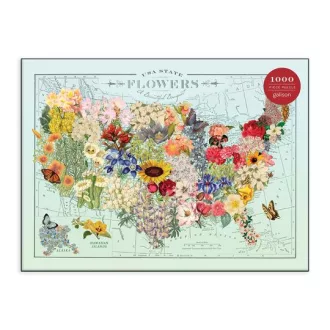 Galison - USA virágai - 1000 darabos puzzle - JátékManufaktúra