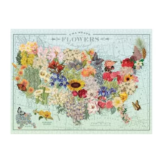 Galison - USA virágai - 1000 darabos puzzle - JátékManufaktúra