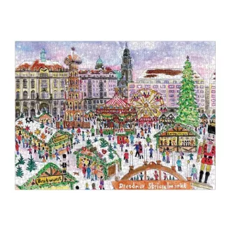Galison - Karácsonyi vásár puzzle - 1000 darabos - JátékManufaktúra