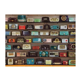 Galison - Vintage rádiók - 1000 darabos puzzle - JátékManufaktúra