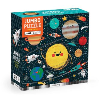 Mudpuppy - Jumbo puzzle Naprendszer, 25 db - JátékManufaktúra