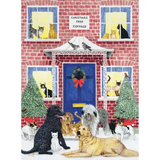 Galison - Karácsonyi kunyhó puzzle - 1000 darabos - JátékManufaktúra