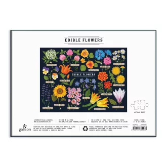 Galison - Puzzle: Ehető virágok (1000 db) - JátékManufaktúra