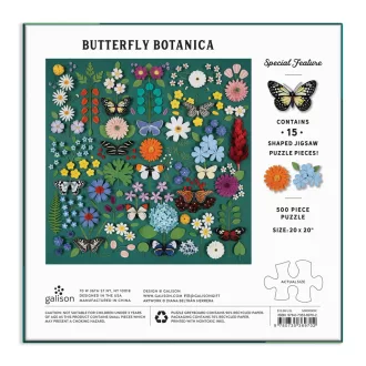 Galison - Lepkés botanikus kert puzzle - 500 darabos - JátékManufaktúra