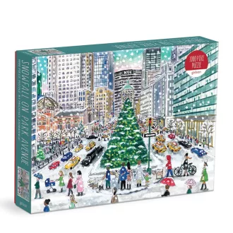 Galison - Hóesés a Park Avenue-n - Michael Storrings - 1000 darabos puzzle - JátékManufaktúra