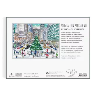 Galison - Hóesés a Park Avenue-n - Michael Storrings - 1000 darabos puzzle - JátékManufaktúra