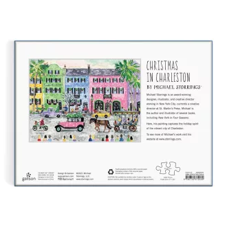 Galison - Karácsony Charlestonban - Michael Storrings - 1000 darabos puzzle - JátékManufaktúra