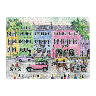 Galison - Karácsony Charlestonban - Michael Storrings - 1000 darabos puzzle - JátékManufaktúra