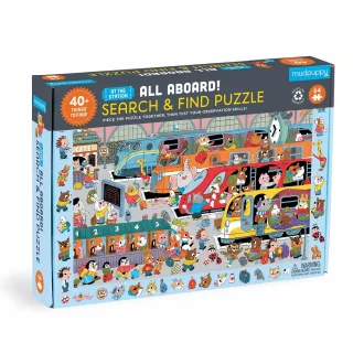 Mudpuppy - Állomás puzzle, 64 db - JátékManufaktúra