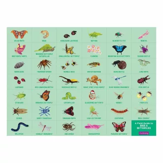 Mudpuppy - Bogarak és pillangók puzzle, 64 db - JátékManufaktúra