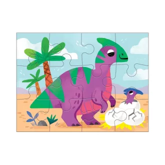 Mudpuppy - Dínók puzzle, 4 az 1-ben - JátékManufaktúra