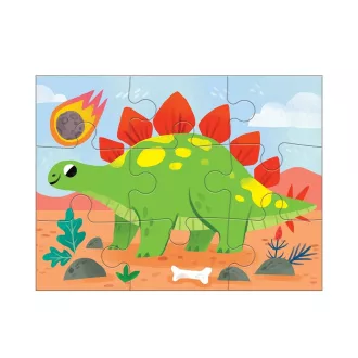 Mudpuppy - Dínók puzzle, 4 az 1-ben - JátékManufaktúra