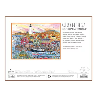 Galison - Ősz a tengerparton - 1000 darabos puzzle - JátékManufaktúra