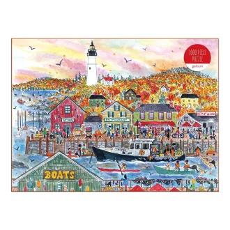 Galison - Ősz a tengerparton - 1000 darabos puzzle - JátékManufaktúra