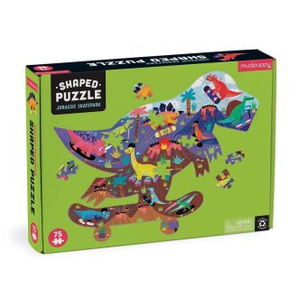 Mudpuppy - Jurassic Skatepark puzzle, 75 db - JátékManufaktúra