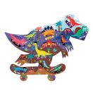 Mudpuppy - Jurassic Skatepark puzzle, 75 db - JátékManufaktúra