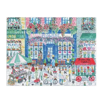 Galison - Virágos ház - 2000 darabos puzzle - JátékManufaktúra