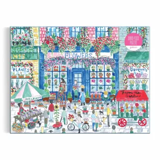 Galison - Virágos ház - 2000 darabos puzzle - JátékManufaktúra
