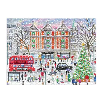 Galison - Karácsony Londonban - 1000 darabos puzzle - JátékManufaktúra