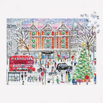 Galison - Karácsony Londonban - 1000 darabos puzzle - JátékManufaktúra