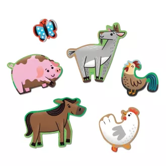 Mudpuppy - Padlópuzzle: Barátok a farmról, 25 db - JátékManufaktúra