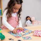 Mudpuppy - Kiscicák teásbögrében - vászonzsákban, 36 db - JátékManufaktúra