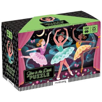Mudpuppy - Félhold balett - sötétben világít, 100 darabos - JátékManufaktúra