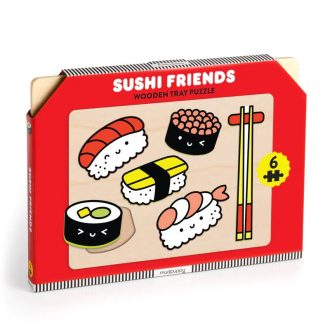 Mudpuppy - Fa puzzle Sushi barátok - JátékManufaktúra