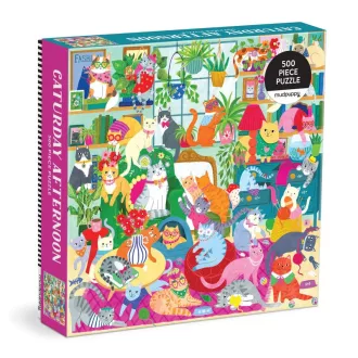 Mudpuppy - Családi puzzle: Szombat délután, 500 db - JátékManufaktúra