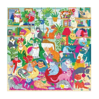 Mudpuppy - Családi puzzle: Szombat délután, 500 db - JátékManufaktúra