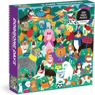 Mudpuppy - Családi puzzle: Szombat délután, 500 db - JátékManufaktúra