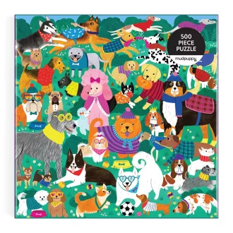 Mudpuppy - Családi puzzle: Szombat délután, 500 db - JátékManufaktúra