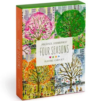 Galison - Kártyapakli - Négy évszak Michael Storrings illusztrációval - JátékManufaktúra
