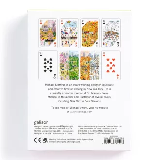 Galison - Kártyapakli - Négy évszak Michael Storrings illusztrációval - JátékManufaktúra