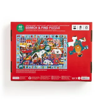 Mudpuppy - Keresd és találd puzzle: Karácsonyi vásár - JátékManufaktúra