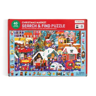 Mudpuppy - Keresd és találd puzzle: Karácsonyi vásár - JátékManufaktúra
