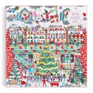 Galison - Fóliás puzzle - Michael Storrings: Karácsonyi játékműhely - 500 darabos - JátékManufaktúra