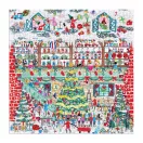 Galison - Fóliás puzzle - Michael Storrings: Karácsonyi játékműhely - 500 darabos - JátékManufaktúra