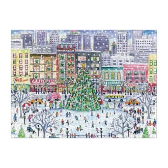 Galison - Karácsony a városban - 1000 darabos puzzle - JátékManufaktúra