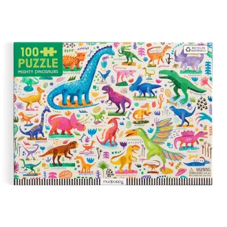 Mudpuppy - Erős dinoszauruszok 100 darabos - JátékManufaktúra