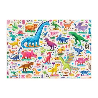 Mudpuppy - Erős dinoszauruszok 100 darabos - JátékManufaktúra