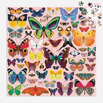Mudpuppy - Briliáns pillangók puzzle (500 db) - JátékManufaktúra